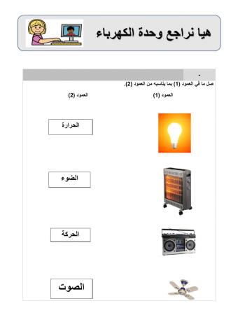 مراجعة وحدة الكهرباء- 1