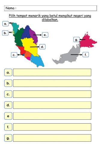 PSSAS Tahun 6 - Tempat Menarik Di Malaysia