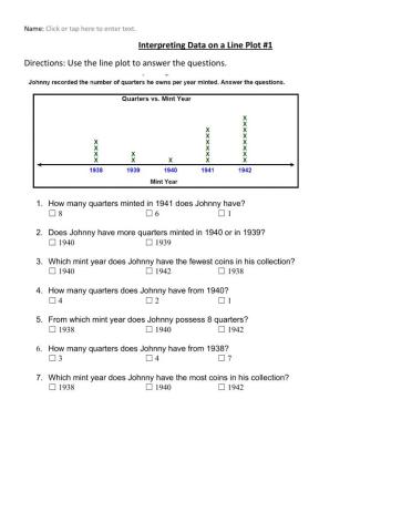 Interpreting Dot Plots -1