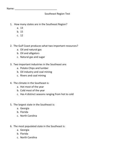 Southeast Test 