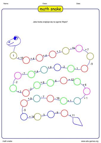 Matematyczny wąż