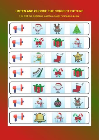 Christmas listening exercise