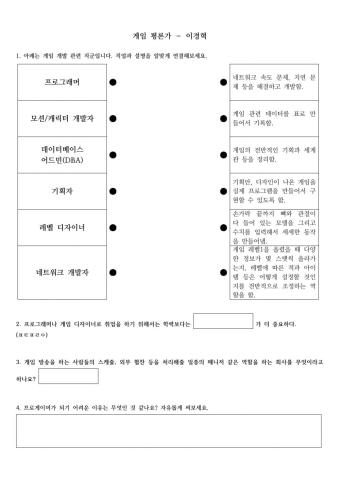 진로특강-게임평론가