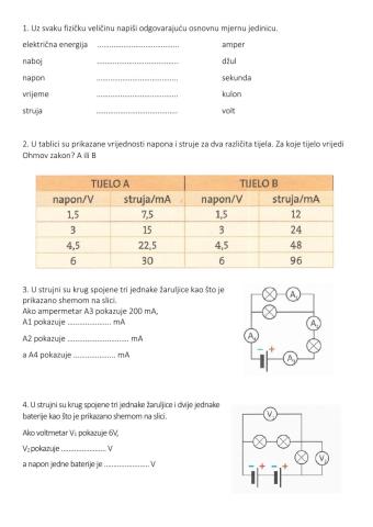 Električna struja-zadaci