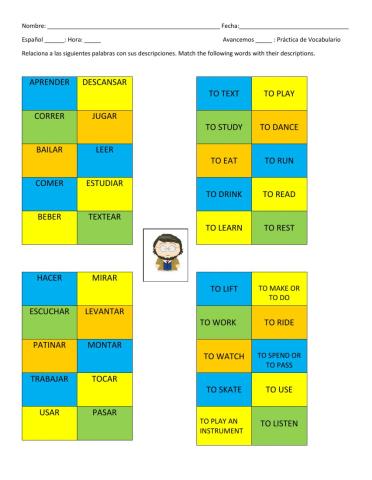 Matching Infinitives 01