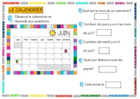 Calendrier 6