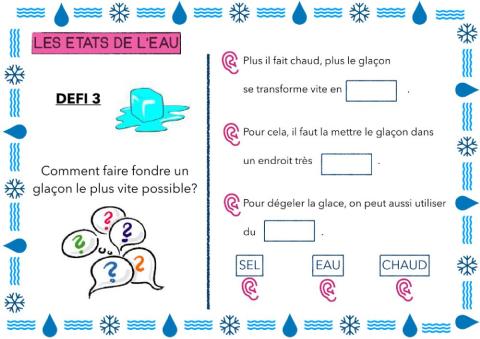 Les états de l'eau 3