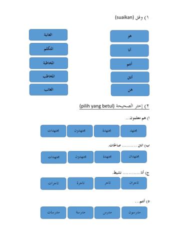 latihan dhomir tahun 5