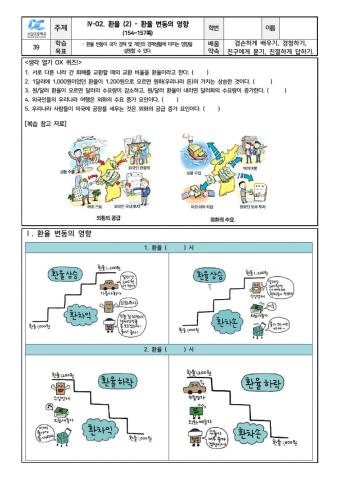 환율 변동의 영향