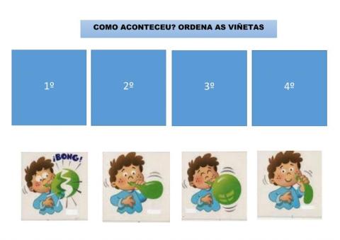 COMO ACONTECEU? ORDENA AS VIÑETAS