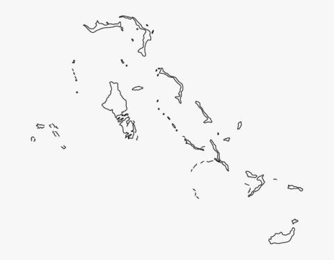 Map of The Bahamas