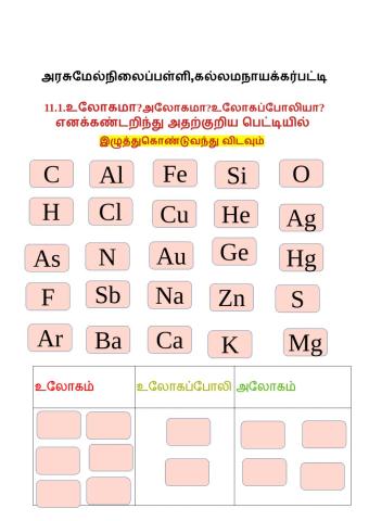 11 1 உலோகமா?அலோகமா?உலோகப்போலியா?