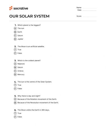 Our solar system