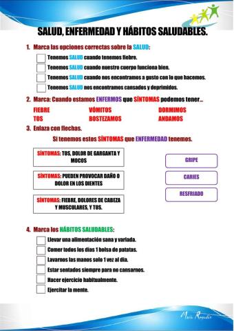 Salud, enfermedad y hábitos saludables