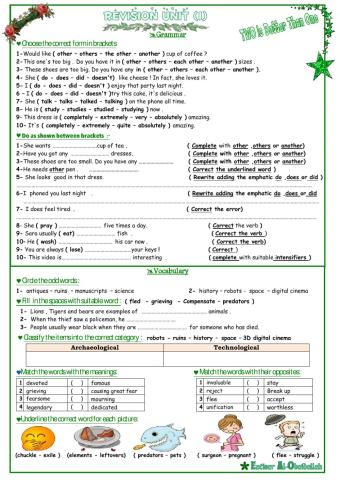 MG5 Unit 1 Revision