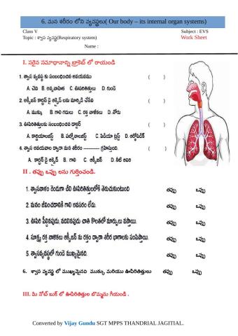 5th evs organ sys RS tm by Vijay GUndu