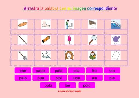 Asociar imagen-palabra