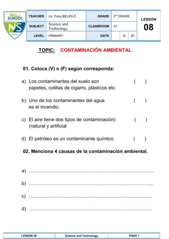 Contaminación Ambiental