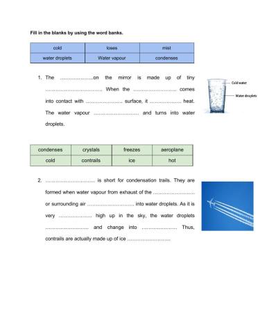 Evaporation & condensation