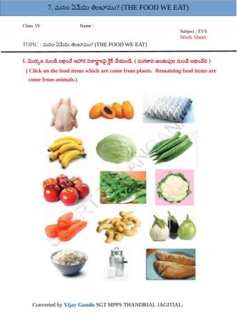 3rd evs food we eat 2 by Vijay Gundu