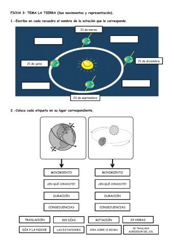 Ficha3: La Tierra