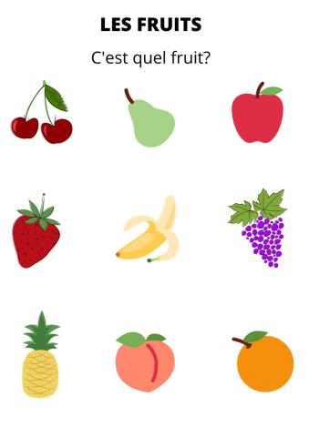 Les fruits