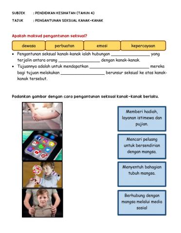 Pengantunan seksual kanak-kanak