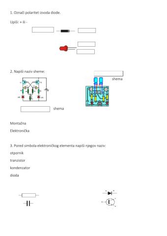 Elektronički elementi i sheme