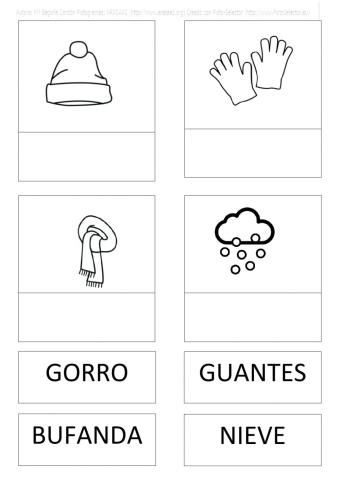 Vocabulario invierno