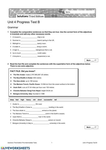 Unit test 4