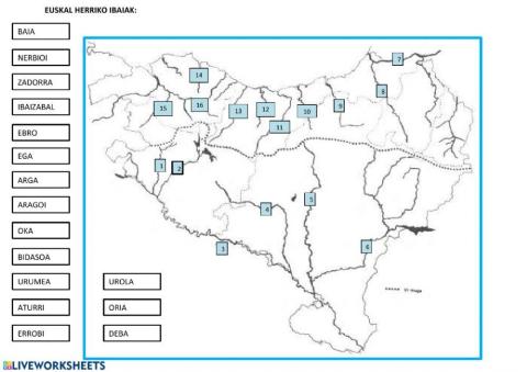 Euskal Herriko ibaiak