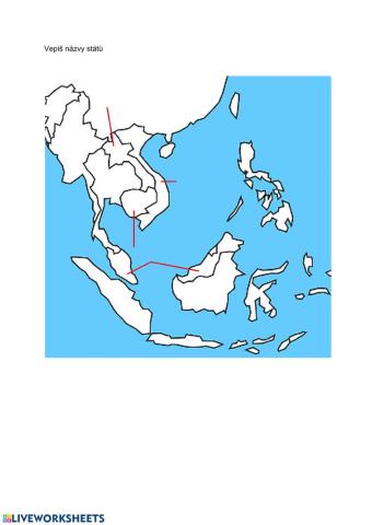 Asie - státy jihovýchodní Asie
