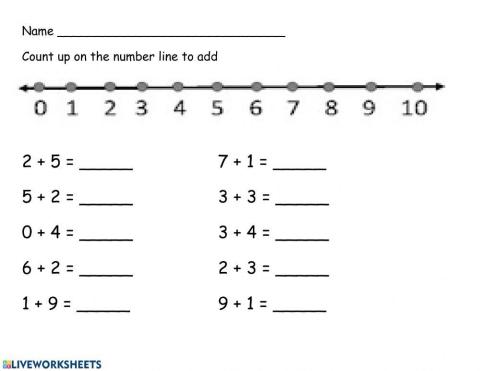 Single digit addition