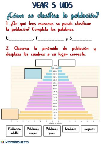 CÓMO SE CLASIFICA LA POBLACIÓN