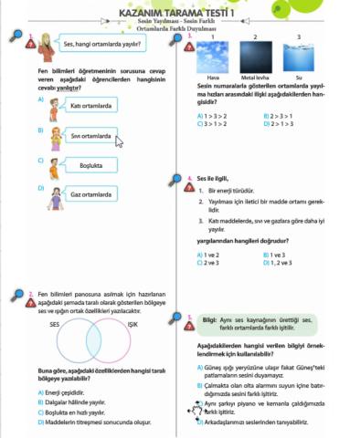 Ses kazanim tarama testi̇ 1