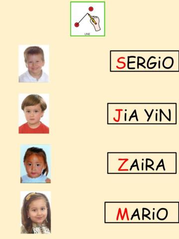 1ºA unir nombres 5