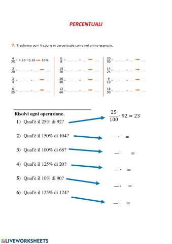 Percentuali