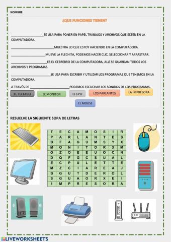 Periféricos y funciones