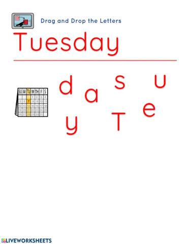 Day . Tuesday