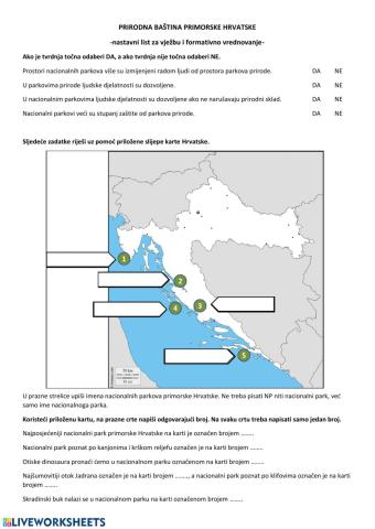 Prirodna baština primorske hrvatske