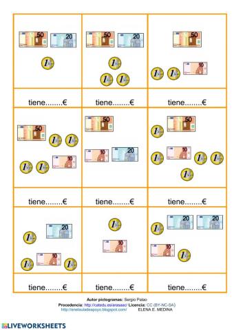 Monedas y billetes 6