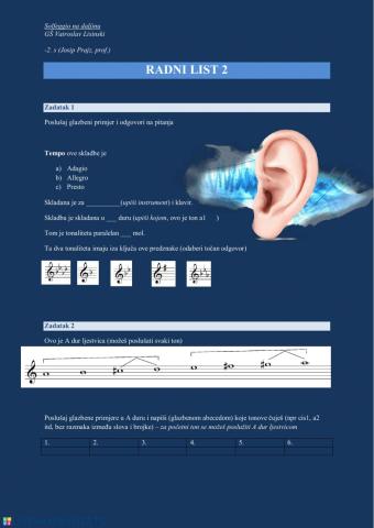 Solfeggio2s - RADNI LIST 2