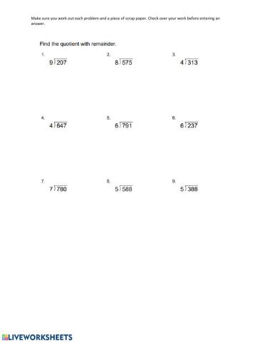 Long Division