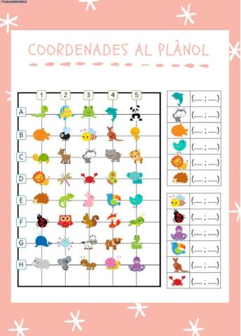 Coordenades al plànol