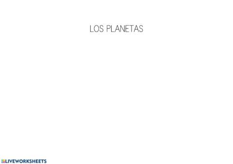 Los planetas