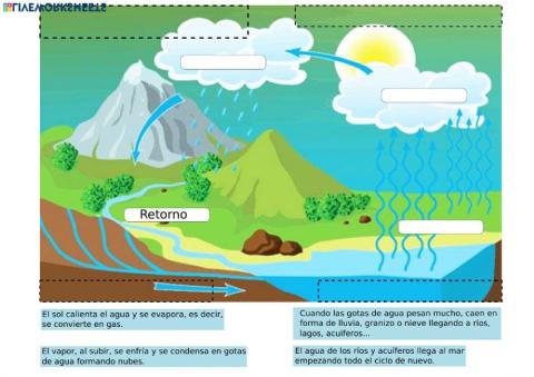 Fases del ciclo del agua