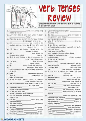 Verb tenses