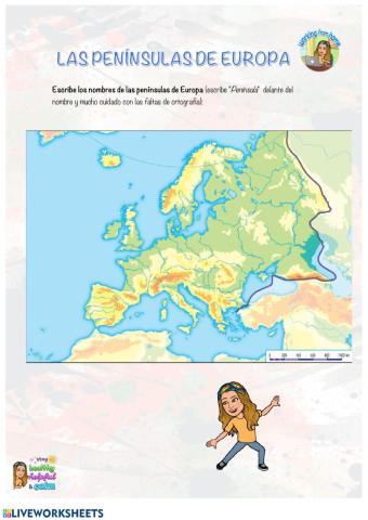 Sociales - Las penínsulas de Europa