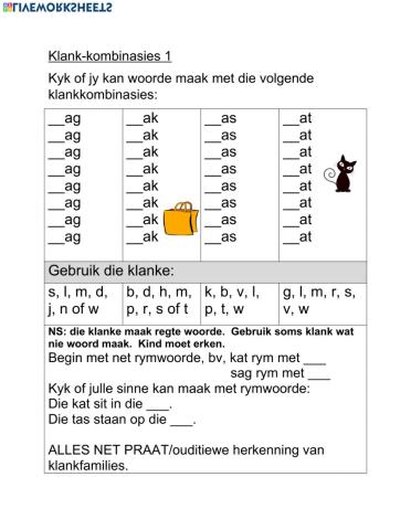 Klank-kombinasies