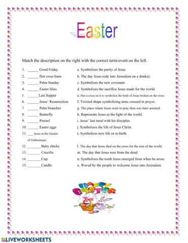 Easter Symbols and Events